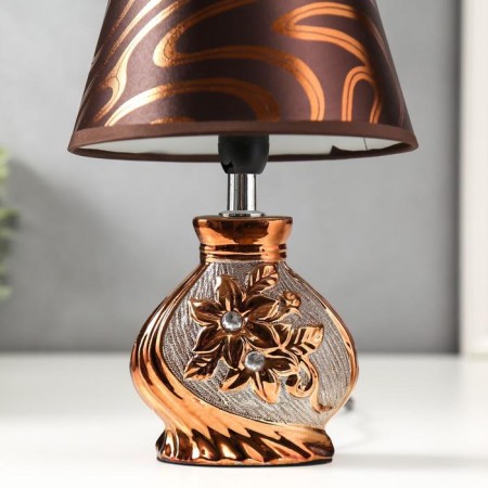 Highway lamp 16277/1br+GD E14 40W brown-gold 17x17x26 cm Risalux-4