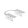 Connector -conductive flexible Arte Lamp Optima A740433, 1.8x20x1.8 cm, white