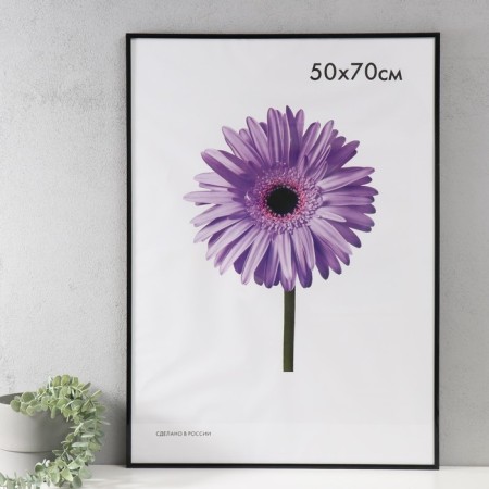Photo frame plastic LIDA 50x70 cm black