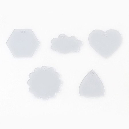 Set for creating acrylic key fobs with stickers "Be in trend"-7