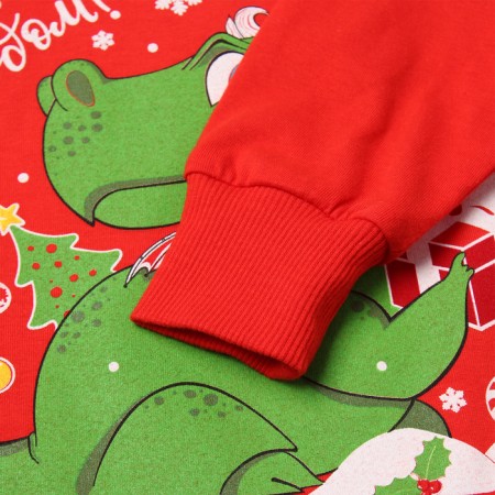 Pajamas for a boy, red color, height 98 cm-2