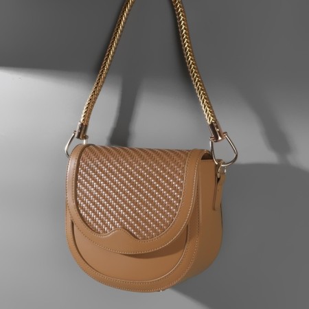 Handle for bag, 55 cm, gold color-3