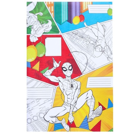 Girland on groves with a poster "Happy Birthday", length 304 cm, spider-man-2