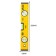 Construction level Deli DL290300 98290, measurement 45 °, aluminum alloy, 300 mm