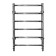 Water heated towel rail Domoterm "Stefano", P6, 6 crossbars, 400 x 600 mm, chrome