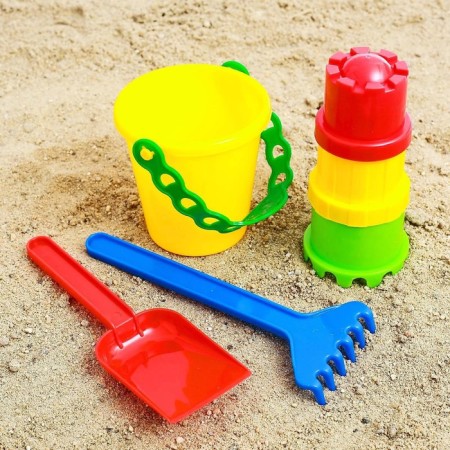 Set for playing sand No. 6, Mix color