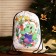 New Year's bag on the lace, white/multi-colored color