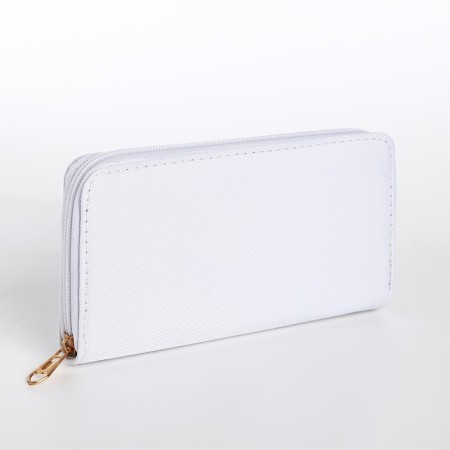 Women's wallet with lightning, white color
