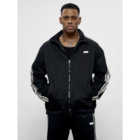 Sports suit men's, size 56, black color-4