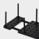 Organizer for boxes with size adjustment, 45 × 15 × 10 cm, black color
