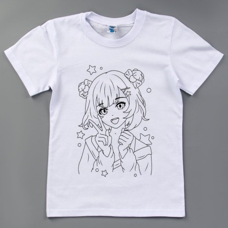 Set for creativity T-shirt-coloring "Girl Moon", size 122-128 cm-4