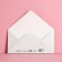 Wooden Carved "Wedding" envelope, rings, 16.5 x 8 cm