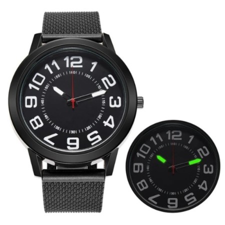Men's wrist watch, D-5 cm, luminous