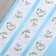Stickers in the roll "Flower mood", 500 pcs, 3.8 x 3.8 cm