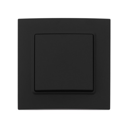 Tot Elegant switch, 10 a, 1 cl., Hidden, black-2