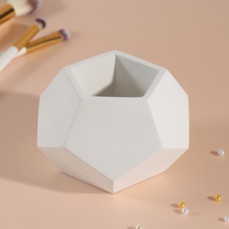 Bowlop stand "Pentagon" 11x11x7.5 cm white