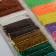 Glitter for creativity "Powder Neon" set 24 packages 1 package 2 g 24.5x13 cm