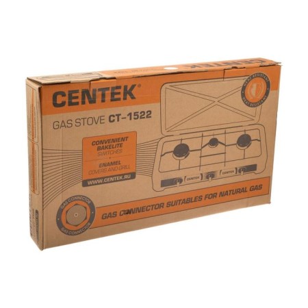 Gas tiles Centec CT-1522, 3 burners, white-8