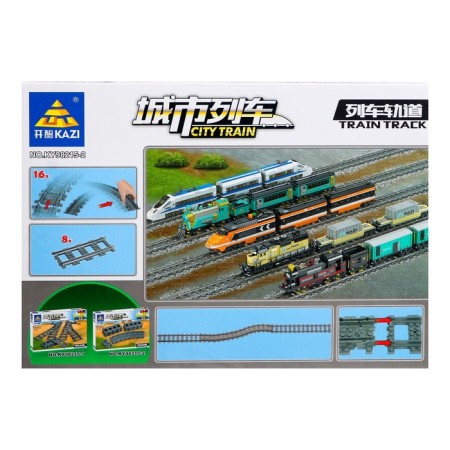 Designer railway "rails", 24 elements-8