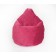 Mear-bag “Pear large”, size 135x90 cm, raspberry color, velor