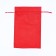 Gift bag with thermal monklake, 20 x 30 cm, red