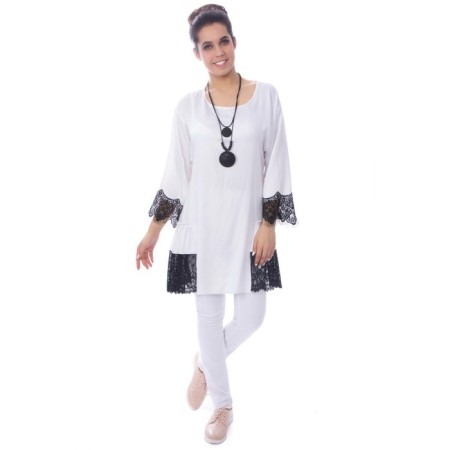 Female blouse, size 50, white color