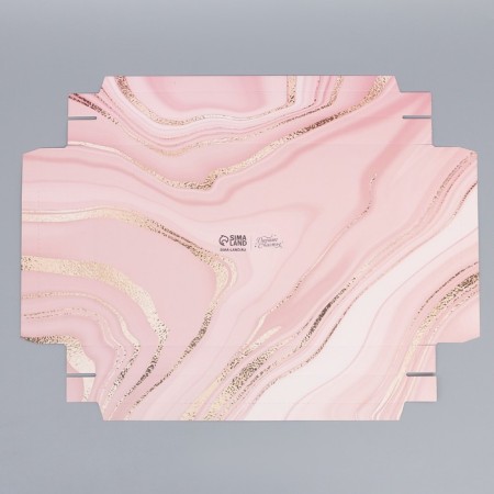 Confectionery box for mousse cakes "Marble", 27 x 17.8 x 6.5 cm-4