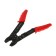 Stripper scrap, 210 mm, for cleaning wires 0.75-6 mm and squeezing terminals 1.5-6 mm