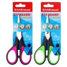 Scissors Erichkrause Standard+, 15 cm, mix