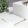MDF box for napkins "Golden Deer" white 10x13x20 cm