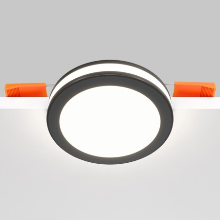 The built-in lamp Technical DL303-L7B4K, 7W, 8x8x3.2 cm, LED, 450LM, 4000K, black color black-3