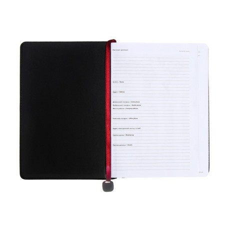 Deliciper of Leduced A5, 160 sheets of Polo New, solid cover, artificial leather, green-7