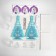 Set for creativity "New Year's Christmas tree with jewelry with your own hands", blue