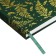 The diary is low, A5, 136 sheets, leatherette, Devente. Tropicana, solid cover, foil embossing, perforation, liesse, block 70%, dark green
