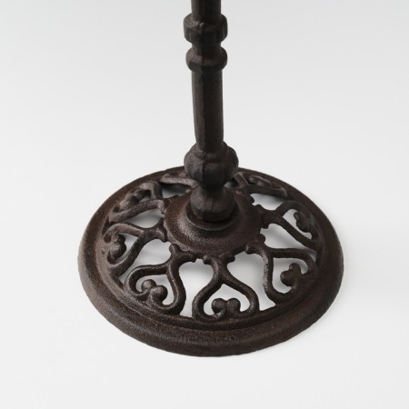 Souvenir of cast iron stand "Bird on openwork rack" 22x24x38 cm-4