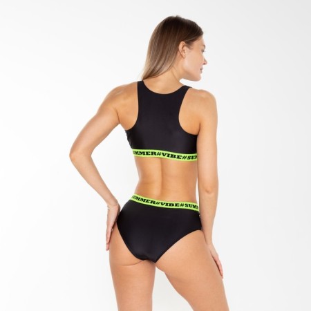 Separate swimsuit, black/light green color, size 42-5