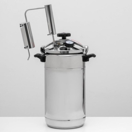 Autoclave-sterilizer 2 in 1 "home cellar", 22 l, manometer, thermometer, pressure discharge valve-5