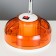 Avi table lamp E27 15W orange 16x16x49 cm Risalux