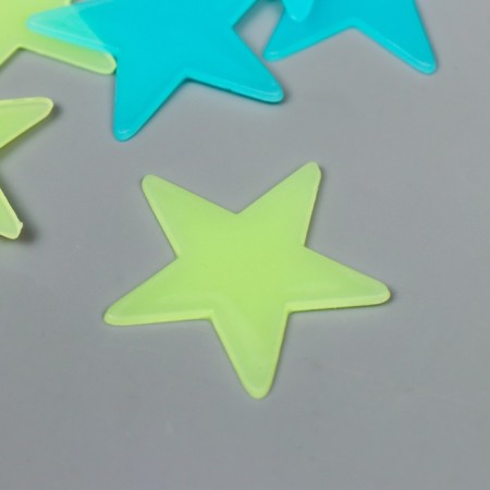 Stick phosphorus plastic "Star" set 20 pcs 20x13 cm-2