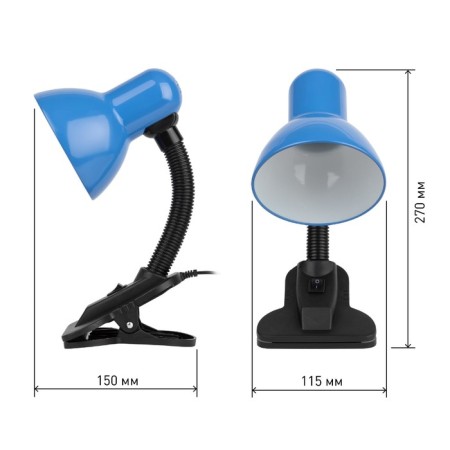 Table lamp ERA N-212, IP20, 40W, blue-3