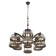 Senza chandelier 6he27 Black 74x39x20 cm
