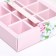 Box for 9 sweets with a shell, "flowers" 13.8 x 13.8 x 3.8