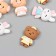 Decor for creativity Plastic "Animals Samurai" MIX 2.4x1.8 cm