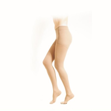 Tights compression technology of health, grade 2, 30-40 MMHG, beige color, size S