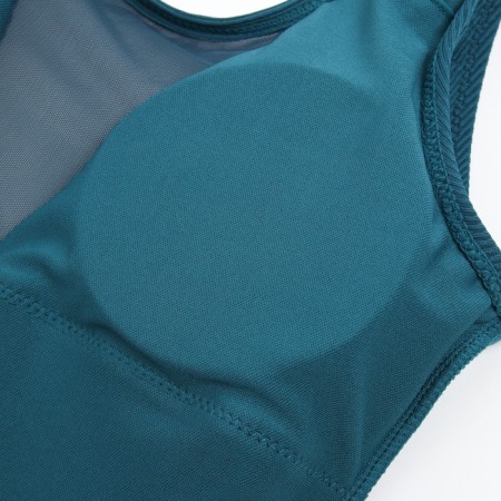 Women's swimsuit Pillow in the scar minaku plain color green, size 48-10