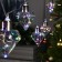 Garland “thread” 3 m with nozzles “Crystal bulbs”, IP20, transparent thread, 80 LED, glow of multi, 8 modes, 220 V