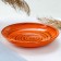 MIKE for second dishes "Borisovskaya" 18x3cm, orange strip
