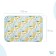 Adhesive-a dagger 70x100 cm., With holdings-holders, the color of the yellow-blue