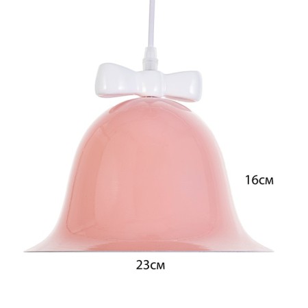 Lamp "Mickey" E27 40W pink white 23x23x19-119cm Bayerlux-4