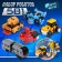 A set of robots "Autobots", 5 pieces, transformed